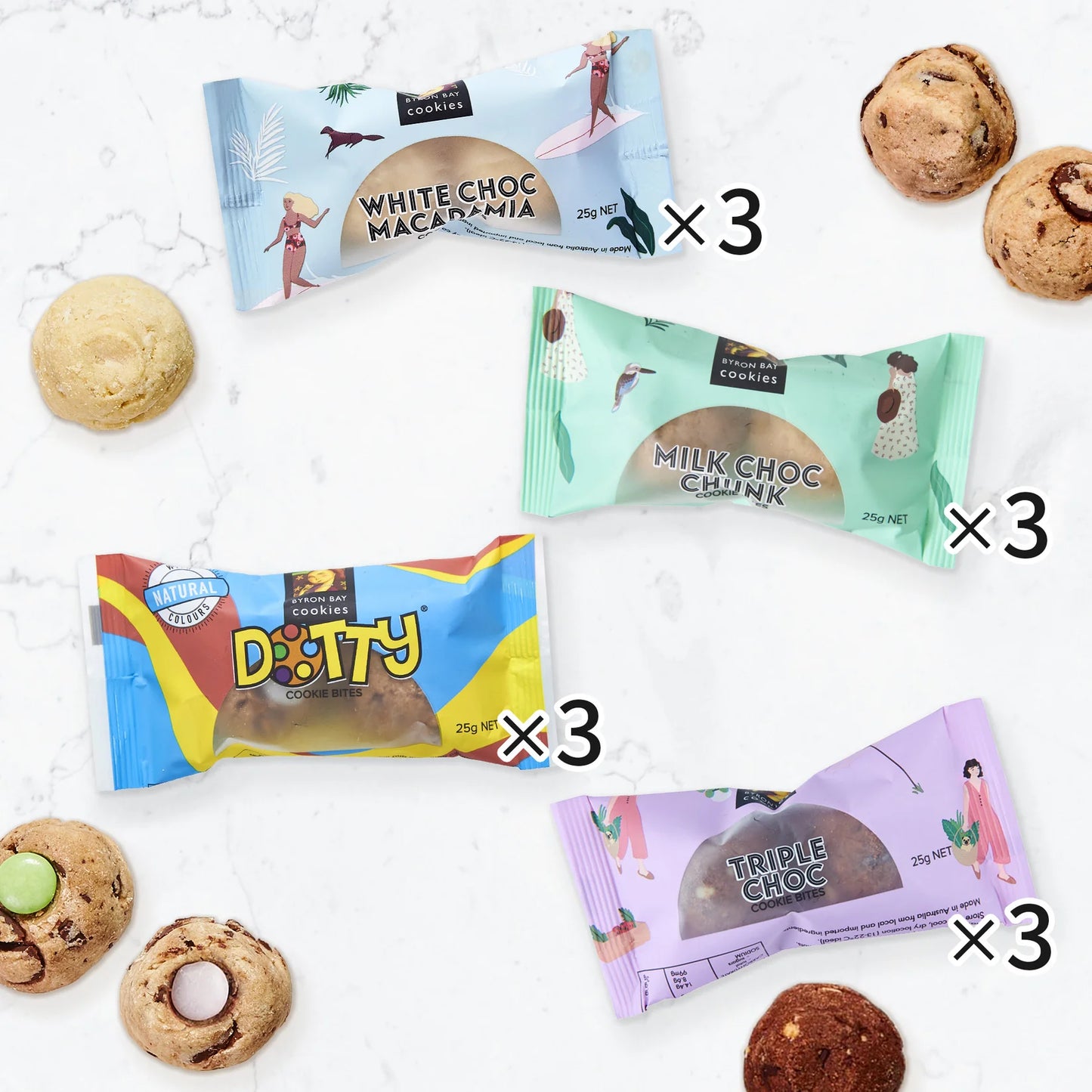 入荷待ち ミックスツインパック ギフトボックス MIXED TWIN PACK GIFT BOX 300g(12×25g Twin Packs)