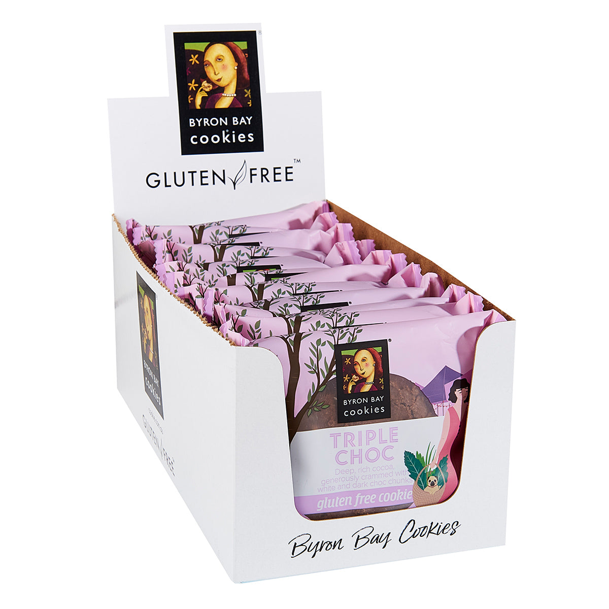 バイロンベイクッキーグルテンフリー/Triple Choc Fudge(1BOX/12枚入り, 個包装)(賞味期限:2026.2)