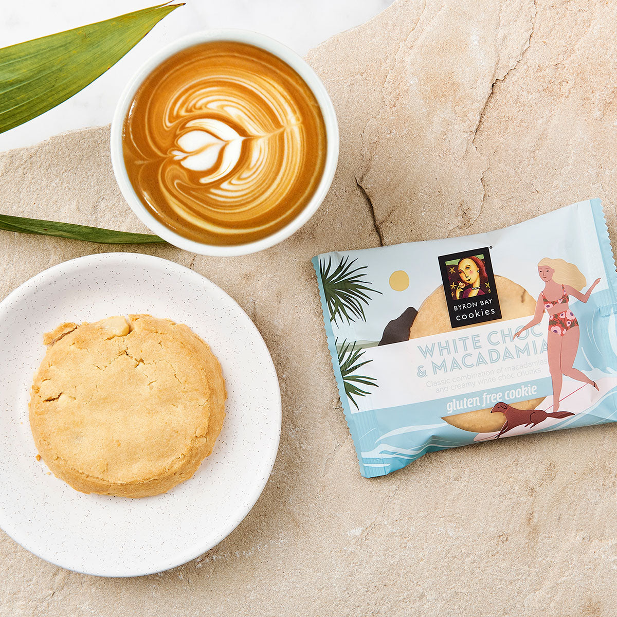 バイロンベイクッキー グルテンフリーシングル/White Choc Macadamia(賞味期限:2026.5)