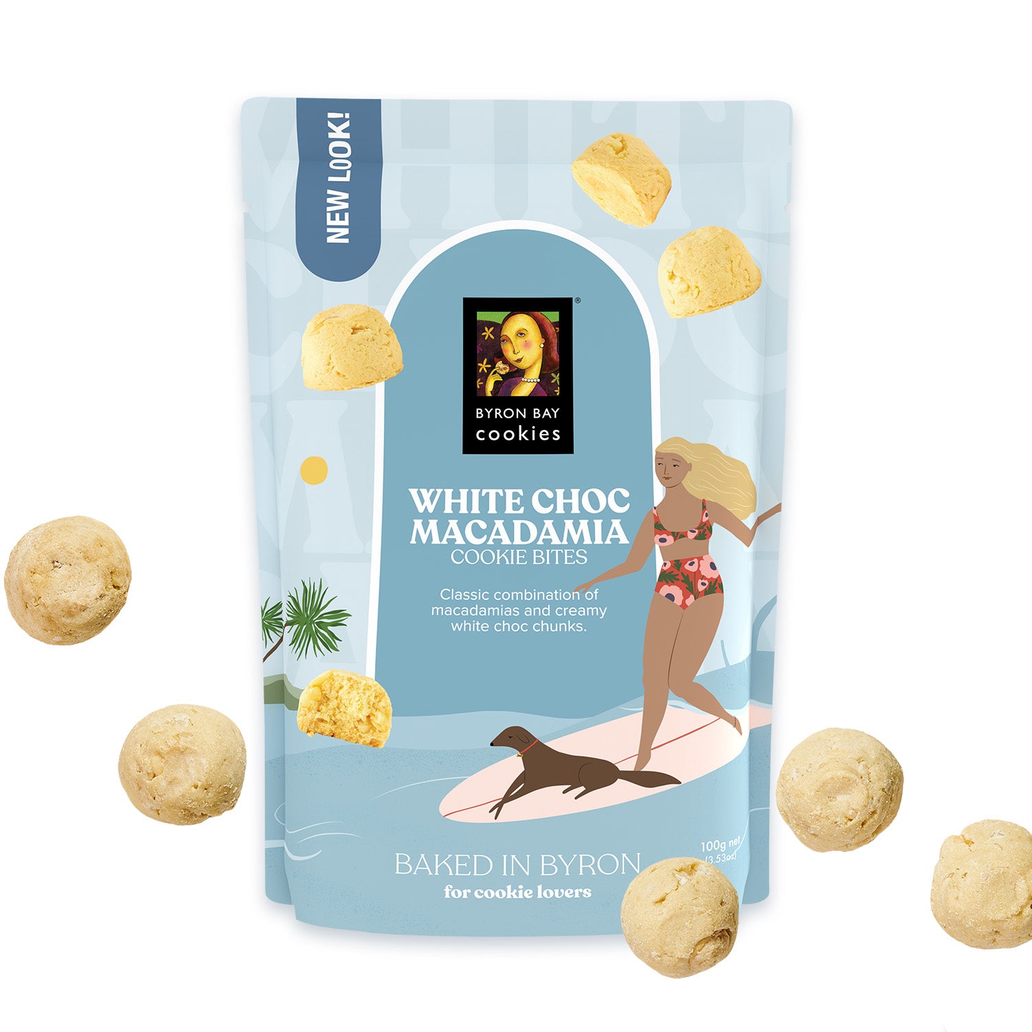 公式限定」White Choc Macadamia Cookies Bites（ホワイトチョコ