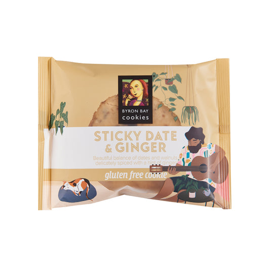 オーストラリア　バイロンベイクッキー グルテンフリー　シングル/Sticky Date & Ginger